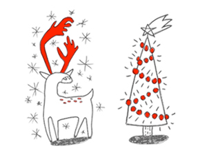Illustrations pour Noël//DIGITICK
