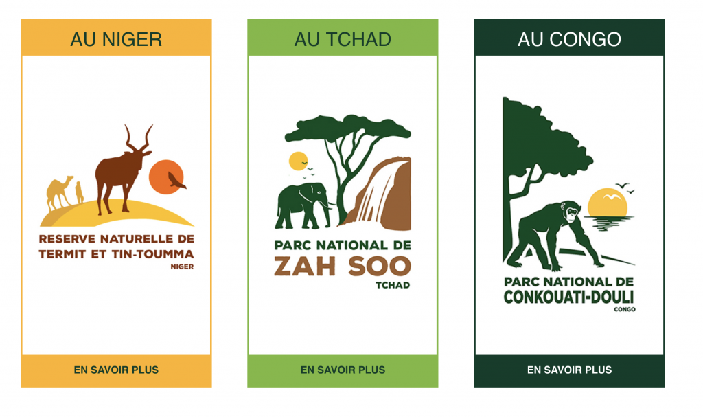 Logo des 3 parcs (Afrique)